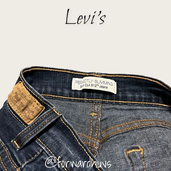 Levi’s Perfectly Slimming Boot Cut 512 -￼ Ladies Size 10M - Picture 6 of 12